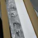 Island Light for Kitchen, 6-Light Dining Room Light Fixture with Clear Glass Shade, Black Linear Chandelier Pendant Lighting Over Table for Dining Table Kitchen Island Living Room