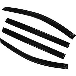 Window Visors Rain Guards Deflectors - 4-Pack Side Window Deflector Vent Shade for Car Windows Tape-On Outside Mount Acrylic Sun Rain Guard Replacement for Sienna 2004-2009