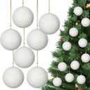 Remuuly 24 Pcs Golf Ornaments for Christmas Tree Bulk Mini Golf Stress Ball Decor 2.5 Inch Foam PU Decorative Sports Hanging Ornaments for Holiday Party Favor Carnival Reward Gift Bag Fillers