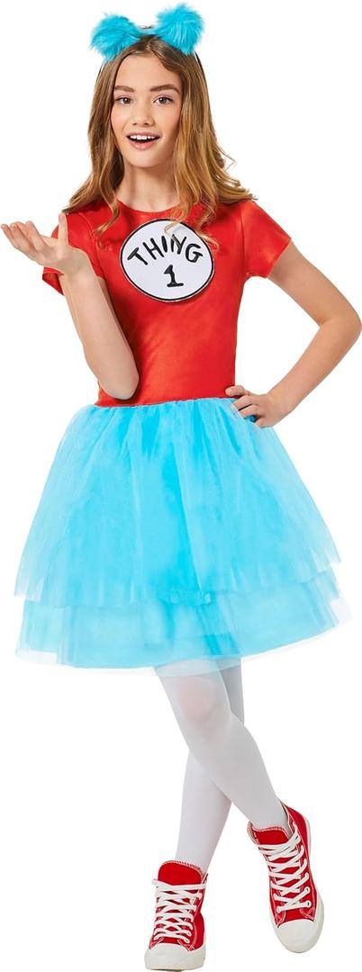 InSpirit Designs Dr. Seuss, Thing Youth Dress Costume (X-Large)