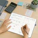 2 x &And Per Se Budget Planner, Monthly Budget Notebook with Expense Tracker, Undated Financial Planner & Bill Organizer Book - A5 Size, Hardcover (Stone Blue)