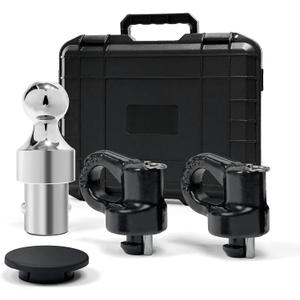 60692 Puck System Gooseneck Hitch Ball Kit, 38K LBS GTW, Compatible with 2013-2025 Ford F250 F350 F450, 2016-2025 Chevrolet Silverado, GMC Sierra & Nissan Titan XD, 2-5/16 Inch Ball 60692 Puck System Gooseneck Hitch Ball Kit, 38K LBS GTW, Compatible with 2013-2025 Ford F250 F350 F450, 2016-2025 Chevrolet Silverado, GMC Sierra & Nissan Titan XD, 2-5/16 Inch Ball