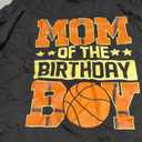 Mom Of The Birthday Boy Basketball Baller Kids T-Shirt, Size: M