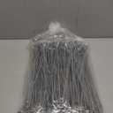 Funrous 100 Pack Peg Board Hooks Stainless Steel Pegboard Hooks Shelving Display Hanging Peg Board Holders for 1/8 and 1/4 Garage Storage Tools Organizer(10 inch)