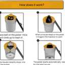 Mouse Trap Bucket,Automatic Reset Mouse Trap, Bucket Mouse Traps for Indoor Use - Flip and Slide Design for Home & Garage, Compatible with 5 Gallon Buckets