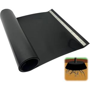 19.7INx30FT Tree Root Barrier roll, Plants Root Barrier for Bamboo Tree to Control Roots Grow & Extend at Random, 30mil/1.5mm LLDPE Material.