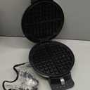 Cuisinart Waffle Maker, 1250W Round Classic Waffle Iron, 5-Setting Adjustable Browning Control, WMR-CANAS, Brushed Stainless