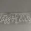 Glooglitter Large Congrats Grad Neon Sign Class of 2026 Sign Decor Grad Light up Decor LED Graduation Congratulation Gift for Graduation Ceremony Party Backdrop Celebration(Class)