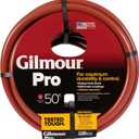 Gilmour Pro Commercial 3/4" x 50' Heavy Duty Water Hose, Durable and Kink Resistant 50 ft Garden Hose