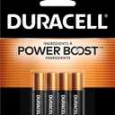 Duracell Coppertop AAA Batteries with Power Boost Ingredients, Triple A Batteries, 4 Count (1 Pack) for Household and Office Devices, Alkaline AAA Battery