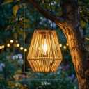 Solar Lanterns,ZUIAOYIBOU Solar Outdoor Lantern Hanging Solar Lights Outdoor Waterproof Boho Gazebo Decor Table Lamps for Outside Patio Porch Tree Decorations Mothers Day Gifts for Mom 2 Pack