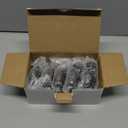 RidRed Office Chair Wheels - Replacement Rubber Wheels - Universal Fit 3 Inch Casters, Heavy-Duty Chair Casters, Noise Free, Fits 98% Chair, for All Floor (5) (Transparent)