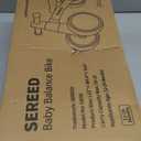 SEREED Baby Balance Bike for 1 Year Old Boys Girls 12-24 Month Toddler Balance Bike, 4 Wheels Toddler First Bike, First Birthday Gifts (Pink)