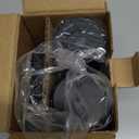 Electric Salt and Pepper Grinder Set Automatic Battery Pepper Mill Shakers Adjustable Coarseness Upgraded Larger Capacity with Led Home and Kitchen Appliances Birthday Gifts for Women Mom (Black/Black)