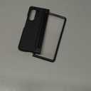 Miimall for Samsung Galaxy Z Fold 5 Case with Pen & Pen Holder [Built-in Clear Screen Protector & Invisible Stand] [Military Grade Drop] Slim Thin Protective Galaxy Fold 5 Case, Black