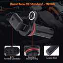 5149167AF Crankshaft Position Sensor Compatible with Jeep Grand Cherokee 2011-2015, Wrangler & Dodge Challenger Charger 2011-2023, Grand Caravan & Chrysler 200 300 & Ram ProMaster 3.6L