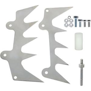 Autoparts Dual Felling Dog Bumper Spikes Chain Catcher Set Replacement for Stihl 024 026 MS240 MS260 029 039 034 036 038 MS290 MS390 MS310 MS311 MS271 MS291 Chainaw Powder Coated