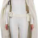 Women's Queen Cosplay Costume - Princess Halloween Outfit (Medium, White(with Colak))