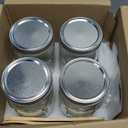 32oz Canning Jars, Wide Mouth Mason Jars with Lids and Bands Excellent Choice for Canning,Fermenting,Pickling,Spice Jars,Canned Goods,DIY Projects,Wedding Favors,Microwave/Freeze/Dishwasher Safe,4Pack