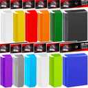 1200PCS Matte Card Sleeves for Trading Cards - Standard Size (66x91mm) Fit for MTG, Yugioh, Baseball Cards, Board Games - Acid-Free & Non-PVC Plastic Protectors (12 Assorted Colors)
