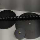 HOOBRO Round Side Table, Small Drink Table for Small Space, Nightstand with Solid Wood Accent Leg, Stable Pedestal, Easy Assembly, for Living Room, Bedroom, Sofa Couch, Corners, Black BK187BZ01