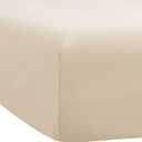 Sfoothome Two Pack Fitted Sheets Queen Size With Deep Pockets - Soft And Comfortable Microfiber - Fade Wrinkle Resistant, Beige Mattress Sheets