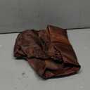 BOXIMIAO Wood Grain Dark Brown Round Tablecloth with Elastic Edge Table Cover Waterproof Reusable Table Cloth for Holiday Kitchen Party Patio,M(45"-50")