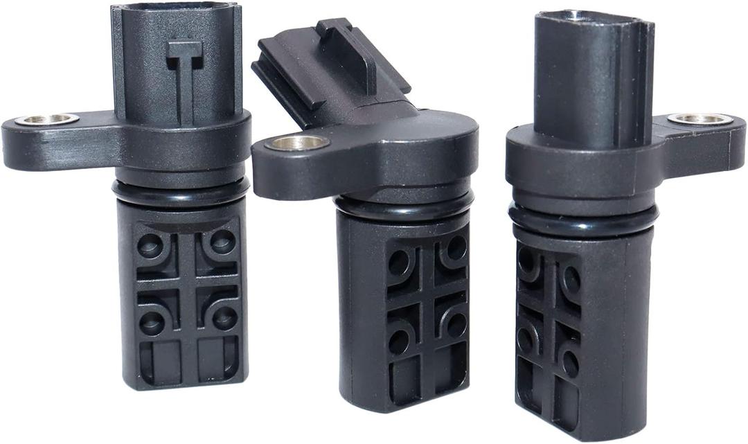 3PCS Camshaft Crankshaft Position CPS Sensor Kit 23731-AL60A 23731-AL61A 23731-6J90B Compatible with Nissan Altima 350Z Maxima Frontier Murano NV1500 2500 Pathfinder Quest Xterra Infiniti G35
