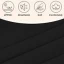 Mens Slim Fit Golf Pants, Lightweight Comfortable Dress Pants Slacks Trousers for Work & Casual with Pockets, 30"/32"/34" (Black)