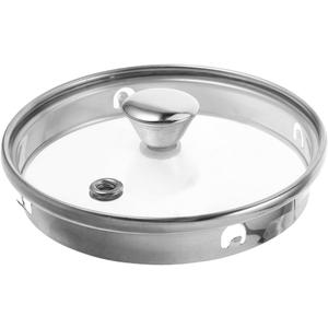 Anti-Scalding Glass Pot Lid Universal Replacement Cover for Tea Kettle Saucepan Frying Pan 3.73X1.18 Inch