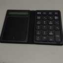 Bluetooth Number Pad Touchpad with Calculator - Rechargeable Folding Portable Wireless Numeric Keypad 23-Keys, Large Trackpad Bluetooth Travel Numpad Data Entry & Calculation & Trackpad Mouse 3 in 1