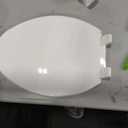 KOHLER K-4774-0 Brevia Elongated White Toilet Seat with Quick-Release Hinges And Quick-Attach Hardware For Easy Clean, White