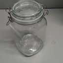 Galashield Glass Jars with Airtight Lids Food Storage Jars Leak Proof Canisters with Clear Preserving Seal Wire Clip Fastening for Kitchen Canning Pickling [50 oz]