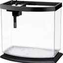 Aqueon LED MiniBow Small Aquarium Fish Tank Kit with SmartClean Technology, Black, 2.5 Gallon