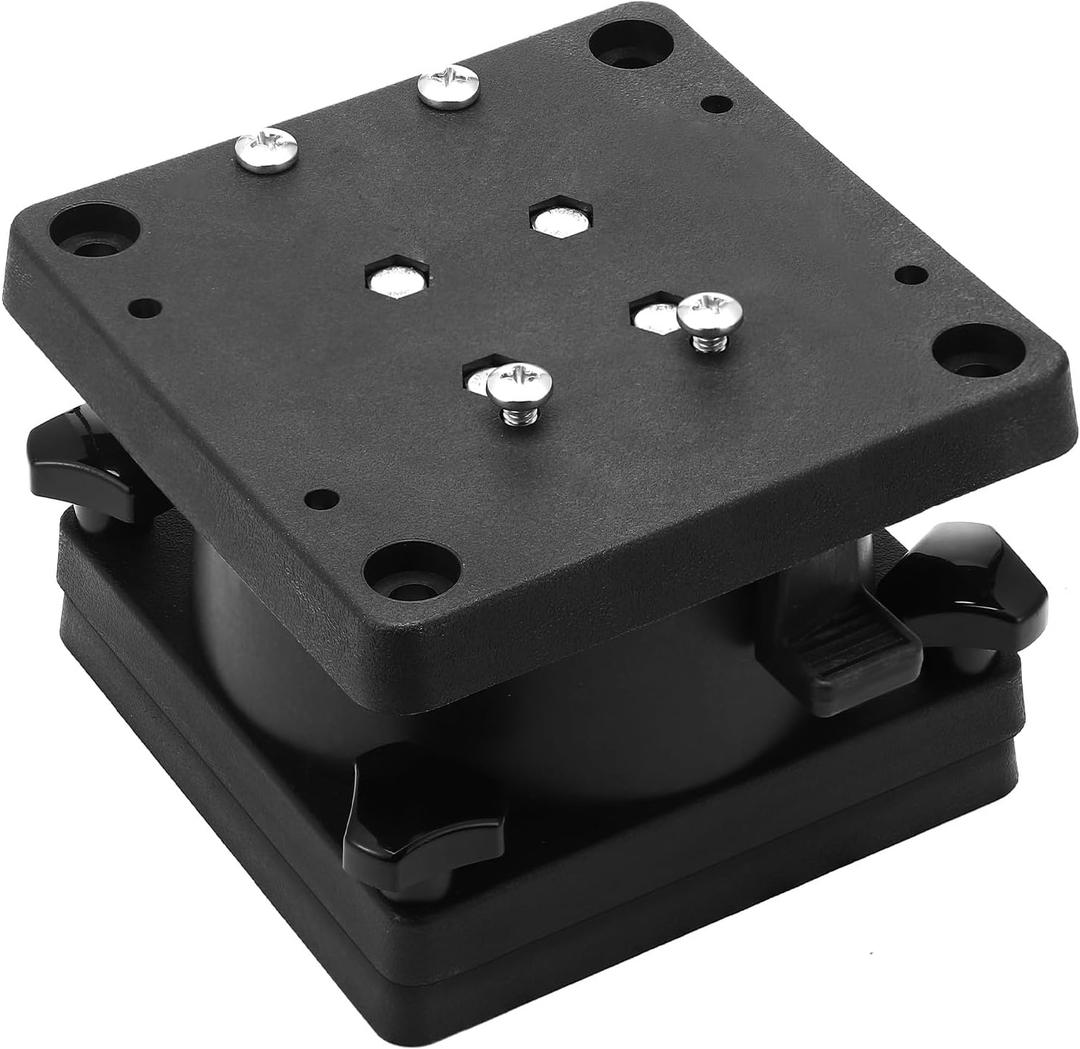 RoundFunny 1026 Swivel Pedestal Mount for All Downrigger Models Fishing Boats