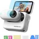 Fotoleey Magnetic Quick Release Mount for Insta360 Go 3S, Go3 with Screen Protector and Lens Protector