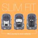 Baby Trend Trooper Slim 3-in-1 Convertible Car Seat, Dash Grey Slim Fit, 3-in-1 Growth Modes, Lightweight Design, Adjustable Comfort Padding, Manufacture Date: 03/10/2026