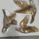 Kathfly 5 Pcs Bird Wall Decor, Resin Gold Bird 3D Wall Art, Flying Swallow Designs with Antique Patina Metal Look Resin Sculpture, Includes Mounting Hardware for Living Room & Bedroom