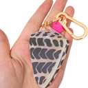 Butterfly Acrylic Bag Charm & Keychain with Pink Heart, Gold Lobster Clasp, Detachable Purse Clip for Handbags Keys, 5.7 Inch