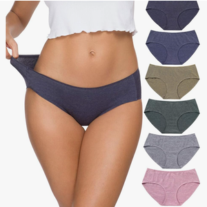 Wealurre Cotton Bikini Women's Breathable Panties Seamless Comfort Underwear M