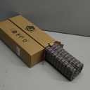 Kevin Textile Outdoor Waterproof Throw Pillow Covers Pack of 2 Farmhouse Decorative Cushion Covers for Garden Patio Tent Balcony Bench Couch Sofa 24x24 Inch, Dark Grey