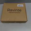 Ravinte 30 Pack Hidden Hinges Soft Close Surface Mount Kitchen Cabinet Hinges, No Pre-drilled for Kitchen Cupboard