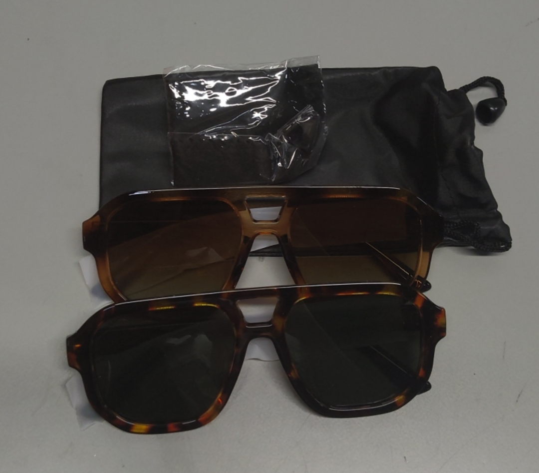 livho Trendy Polarized Square Aviator Sunglasses Women Men Square Eyewear Frame, Retro Sun Glasses for Women with h 2025 Shades