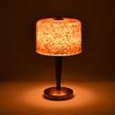 Salt lamp with Touch dimmer Control USB Himalayan Salt lamp Natural Rock lamp high Transparency PC lampshade (excluding USB Adapter)