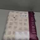 jinchan Belrose Linen Curtains for Bedroom Floral Curtains 63 Inch Length Linen Blend Beige Embroidered Drapes Farmhouse Flower Patterned Drapes for Living Room Window Treatments Set 2 Panels