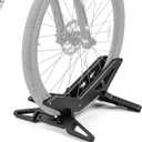 CXWXC Bike Floor Stand - Bicycle Parking Stand Fit 16"-29" Wheel, Adjustable Bike Floor Rack Stand for all 30-80mm Wide Tires (Black)