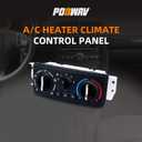 599-141 Climate Control Module Compatible with 2005-2010 Chevrolet Cobalt, 2007-2010 Pontiac G5 Air Conditioning Panel Temperature Control Head Unit A/C Heater Climate Control Module Panel