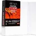 Elan Canvas Boards for Painting 5.9x7.9 Inch, 12-Pack 100% Cotton Acid-Free Blank Canvases for Painting 8oz, Triple Primed 5.9x7.9 Canvas Panels