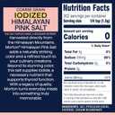 Morton Salt Iodized Himalayan Pink Coarse Salt, 1 lb Resealable Pouch (EXP 06/09/31)