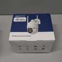 2K Security Camera Outdoor, 2.4G/5G WiFi 24/7 Recording Security Camera, 360 PTZ Auto Tracking, Motion Tracking, Full Color Night Vision, Waterproof